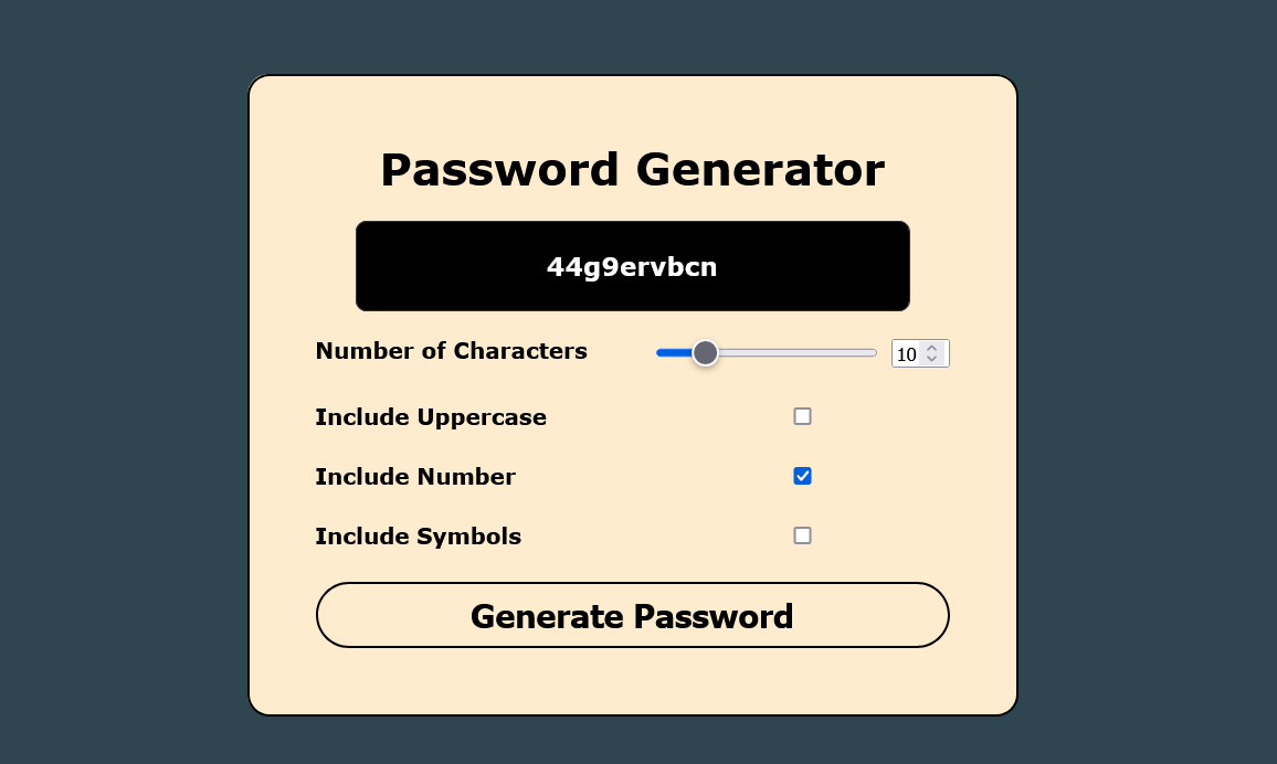 Password Generator Preview Image